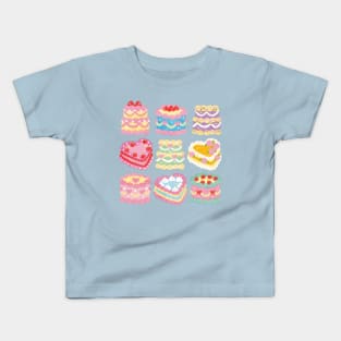 Lovely Retro Cakes Kids T-Shirt